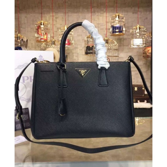Replica Borsa tote Prada Galleria in pelle morbida 1BA274 Nera Replica Borsa tote Prada Galleria in pelle morbida 1BA274 Nera