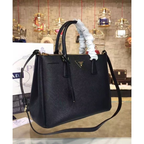 Replica Borsa tote Prada Galleria in pelle morbida 1BA274 Nera Replica Borsa tote Prada Galleria in pelle morbida 1BA274 Nera