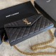 Replica YSL Saint Laurent Portafoglio Woc con catena a busta monogramma Bianco Replica YSL Saint Laurent Portafoglio Woc con catena a busta monogramma Bianco