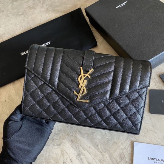 Replica YSL Saint Laurent Portafoglio Woc con catena a busta monogramma Bianco Replica YSL Saint Laurent Portafoglio Woc con catena a busta monogramma Bianco