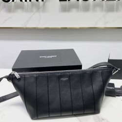 Borsa a tracolla YSL Saint Laurent Le Monogram Bianco