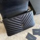 Replica Borsa a tracolla YSL Saint Laurent Medium Envelope Kate Chain Mix Matelasse Nero Argento