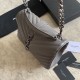 Replica Borsa a tracolla YSL Saint Laurent Medium Envelope Kate Chain Mix Matelasse Grey