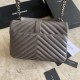 Replica Borsa a tracolla YSL Saint Laurent Medium Envelope Kate Chain Mix Matelasse Grey
