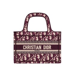 Borsa Christian Dior tote Mini Book Rossa