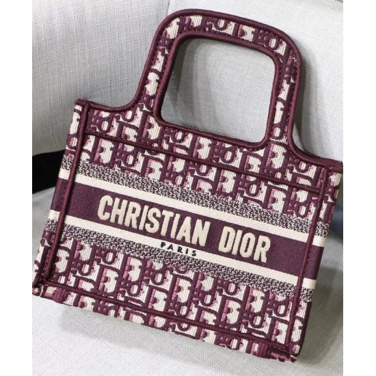 Replica Borsa Christian Dior tote Mini Book Rossa