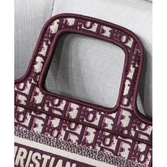 Replica Borsa Christian Dior tote Mini Book Rossa