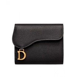 Portafoglio Christian Dior Saddle Nero