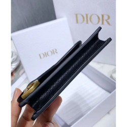Portafoglio Christian Dior Saddle Nero
