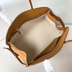 Prada Large Tote Bag con Fibbie Marrone Prada Large Tote Bag con Fibbie Marrone