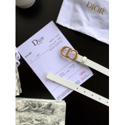 Dior Saddle 20MM Cintura Bianco