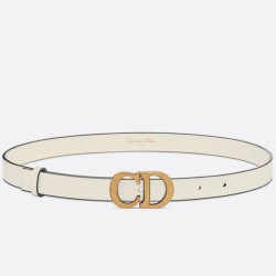 Dior Saddle 20MM Cintura Bianco