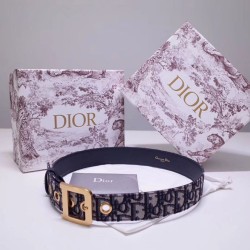 Dior Diorquake 35MM Cintura Obliquo Blu