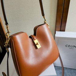 Borsa morbida Celine Camille 16 piccola/media Marrone