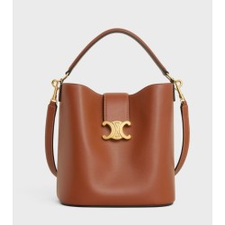 Borsa a secchiello piccola/media Celine Louise Tan Pelle di vitello liscia