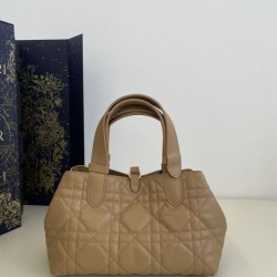 Borsa Dior Toujours Dior piccola/media Macrocannage Tan