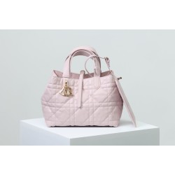 Borsa Dior Toujours Dior Piccola/Media Macrocannage Rosa