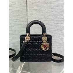 Borsa piccola Dior Dioramour Lady Dior Cannage nero Borsa piccola Dior Dioramour Lady Dior Cannage nero