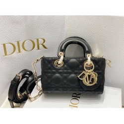 Borsa micro Dior Lady D-Joy Cannage nero Borsa micro Dior Lady D-Joy Cannage nero