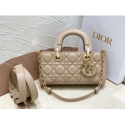 Replica Dior Piccola Borsa Lady D-Joy Dior Cannage Albicocca Replica Dior Piccola Borsa Lady D-Joy Dior Cannage Albicocca
