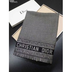 Christian Dior Stola Sciarpe di Lana Nero/Bianco Christian Dior Stola Sciarpe di Lana Nero/Bianco