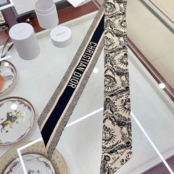 Dior Toile de Jouy Soleil Mitzah Sciarpa Twill di seta Beige Dior Toile de Jouy Soleil Mitzah Sciarpa Twill di seta Beige