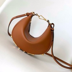 Mini borsa Fendi Fendigraphy marrone