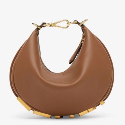 Mini borsa Fendi Fendigraphy marrone