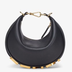 Fendi Fendigraphy Mini Bag Nero