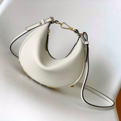 Fendi Fendigraphy Mini Bag Bianco