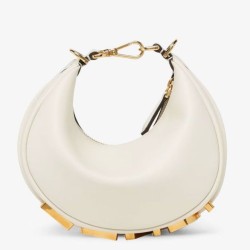 Fendi Fendigraphy Mini Bag Bianco