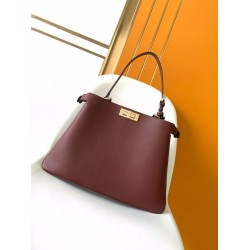 Fendi Peekaboo Soft Large Bag Marrone Scuro