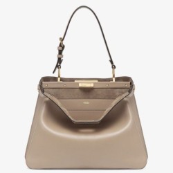 Fendi Peekaboo Soft Medium Bag Grigio Tortora