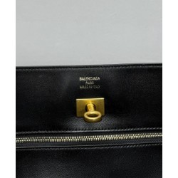 Balenciaga Bel Air Small Shoulder Bag Nero