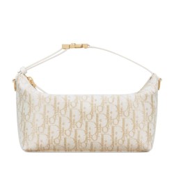 Dior Medium DiorTravel Nomad Pouch Cream