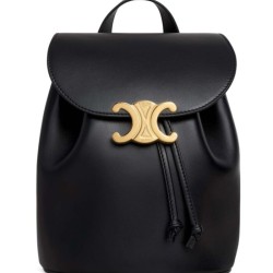 Zaino Celine Celine Bonnie Pelle di vitello liscia Nero