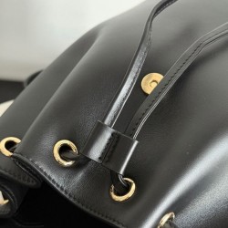 Zaino Celine Celine Bonnie Pelle di vitello liscia Nero