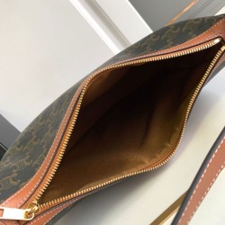 Borsa Celine Heloise Triomphe Caffè