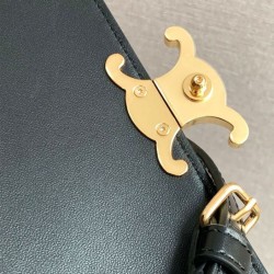 Borsa Celine Teen Celine Lola Shiny Nero