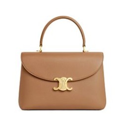 Celine Borsa Nino media Pelle di vitello morbida albicocca