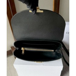 Celine Borsa Nino media Pelle di vitello morbida nera