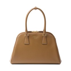 Borsa Prada Media Saffiano 1BG537 Caffè