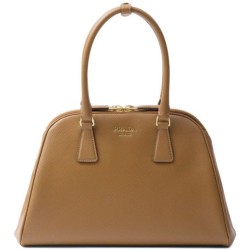 Borsa Prada Media Saffiano 1BG537 Caffè