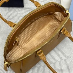 Borsa Prada Media Saffiano 1BG537 Caffè