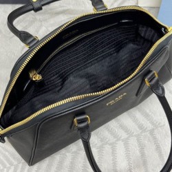 Borsa Prada Media Saffiano 1BG537 Nera