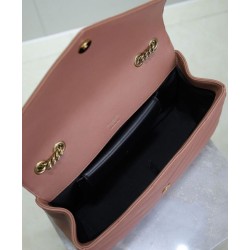 Borsa YSL Saint Laurent Loulou Media Matelasse Rosa