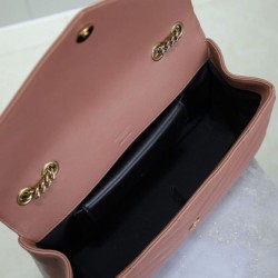Borsa YSL Saint Laurent Loulou Media Matelasse Rosa