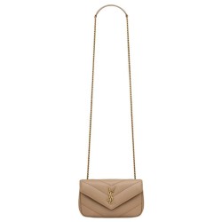 Mini borsa YSL Saint Laurent Loulou Albicocca