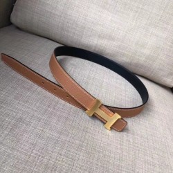 Hermes Mini Constance 24mm Cintura Reversibile Nero/Oro
