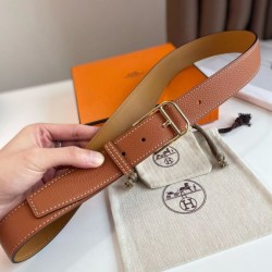 Hermes Romain 35MM Cintura Clemence Marrone